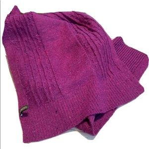 Talbots Purple Knit Scarf